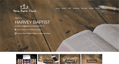 Desktop Screenshot of harveybaptist.org