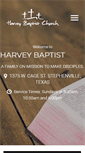 Mobile Screenshot of harveybaptist.org